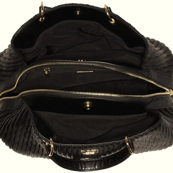 Cavalli Class Parisienne Black Satchel Crossbody Bag - Picture 4 of 8